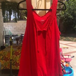 Red Lane Bryant tank top